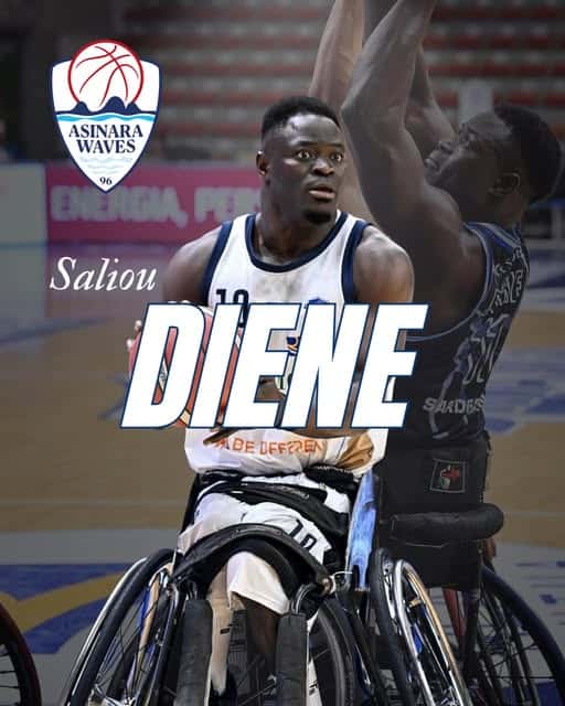 Parabasket : Saliou Diène retrouve l’Italie et signe à Asinara Waves Porto Torres - wiwsport