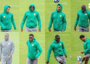 Équipe Nationale - 6 Lions pour la première séance d’entraînement sous la pluie à Diamniadio ! - wiwsport