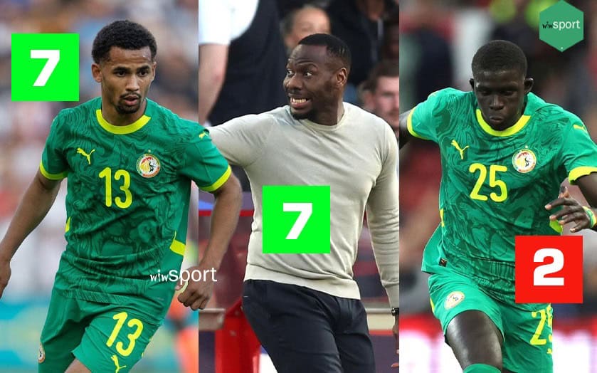 Qualifs Mondial 2026 : El Hadji Malick Diouf a pris l'eau, Iliman Ndiaye a montré la voie et Pape Thiaw a trouvé la clé... les notes des Lions après la victoire contre la RD Congo - wiwsport