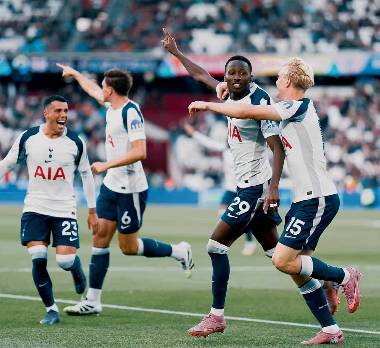Premier League : Tottenham se reprend contre West Ham avec un but de l'irrésistible Pape Matar Sarr - wiwsport