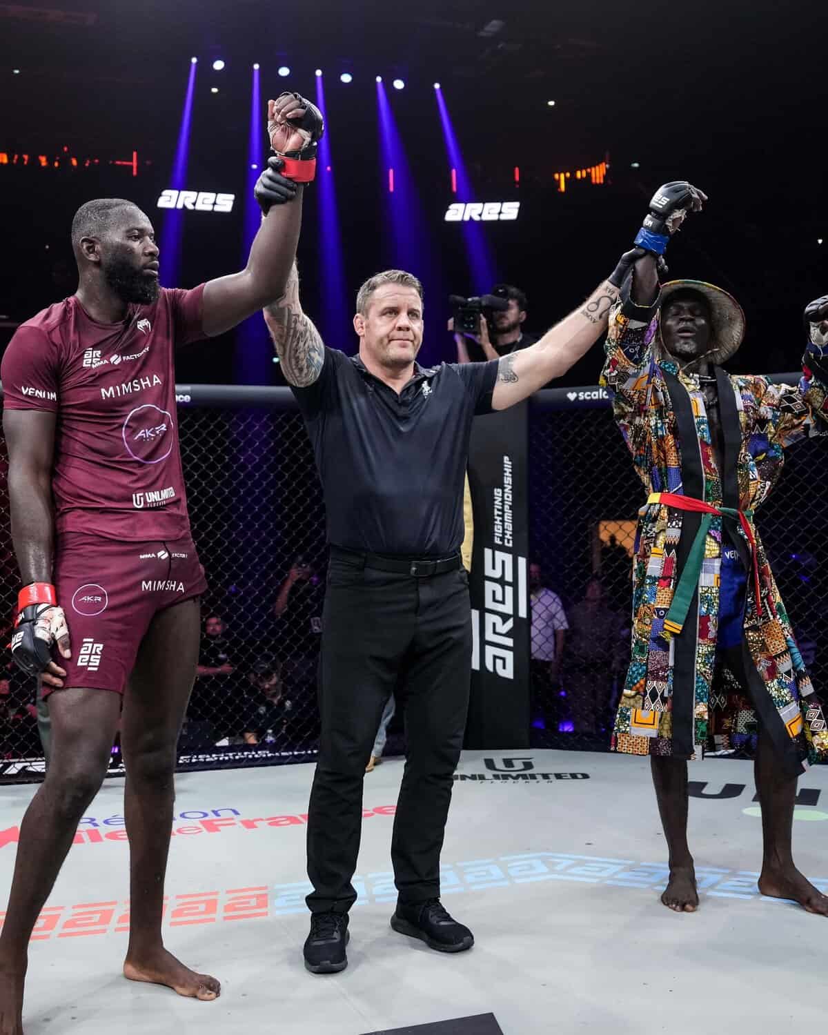 MMA - Ares Fighting Championship : Match nul entre Moustapha Diakhaté et Paulin Begai dans le combat pour le titre de Champion des poids lourds légers ! - wiwsport