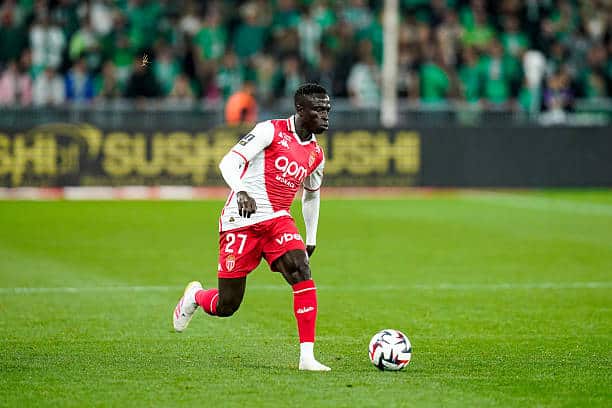 Mercato - Trabzonspor et Besiktas se bousculent pour Krépin Diatta (AS Monaco) - wiwsport Krepin DIATTA of Monaco during the Ligue 1 McDonald's match between Saint-Etienne and Monaco at Stade Geoffroy-Guichard on May 3, 2025 in Saint-Etienne, France. (Photo by Daniel Derajinski/Icon Sport via Getty Images)