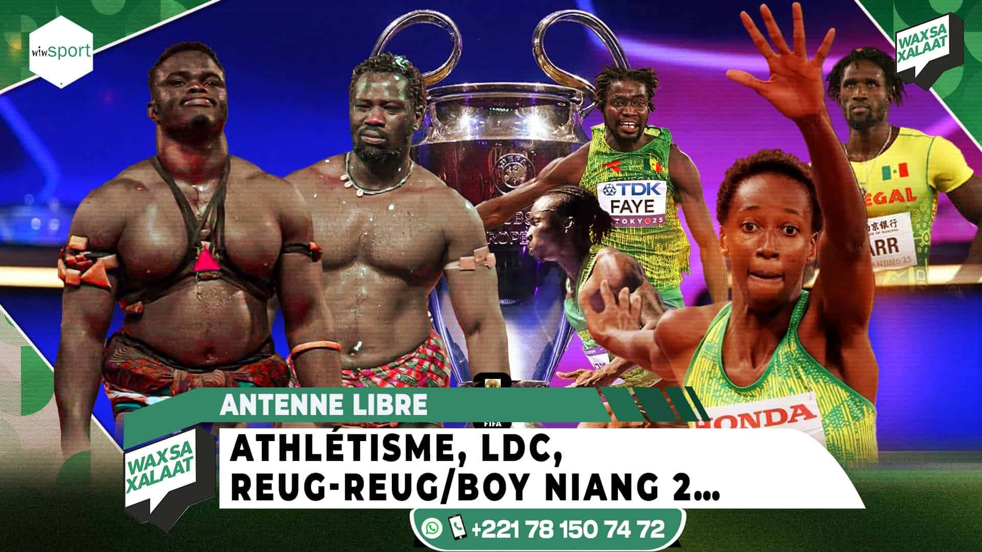 LIVE - Suivez en direct sur wiwsport.com votre émission Wax Sa Xalaat ! - wiwsport