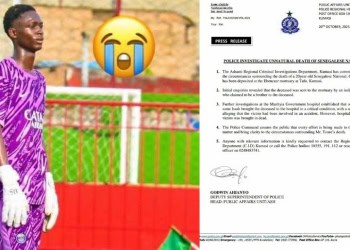 Mort tragique de Cheikh Touré au Ghana - la police régionale d’Ashanti livre les premiers éléments de l’enquête ! - wiwsport