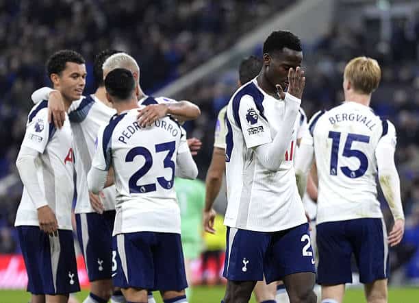 Premier League : Tottenham domine Everton avec un but de Pape Matar Sarr