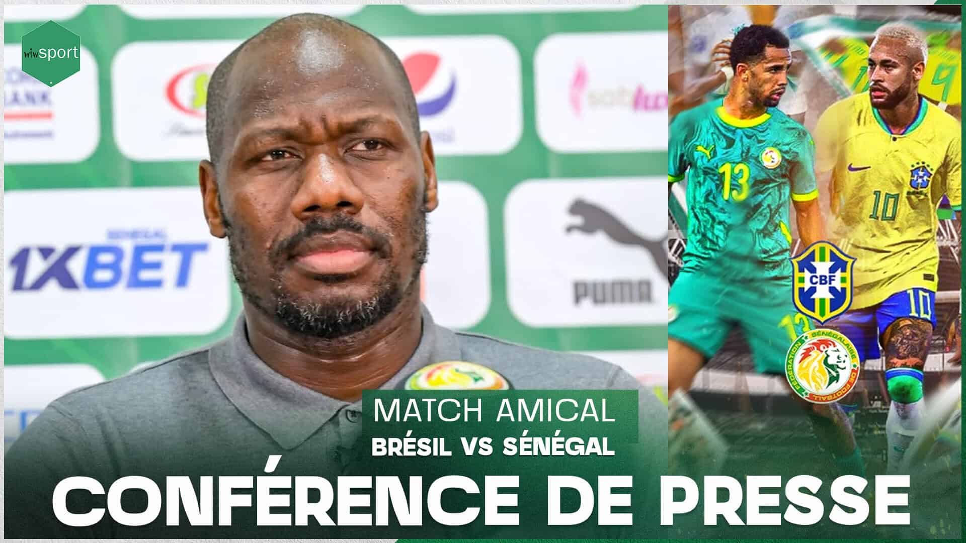 Direct- Brésil vs Sénégal - Publication de la liste des lions convoqués - wiwsport