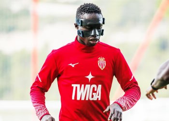 AS Monaco : Krepin Diatta va jouer avec un masque - wiwsport