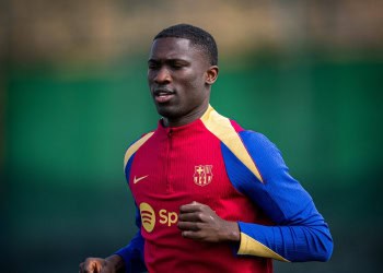 FC Barcelone : Mamadou Mbacké Fall s’entraîne avec l’équipe première - wiwsport