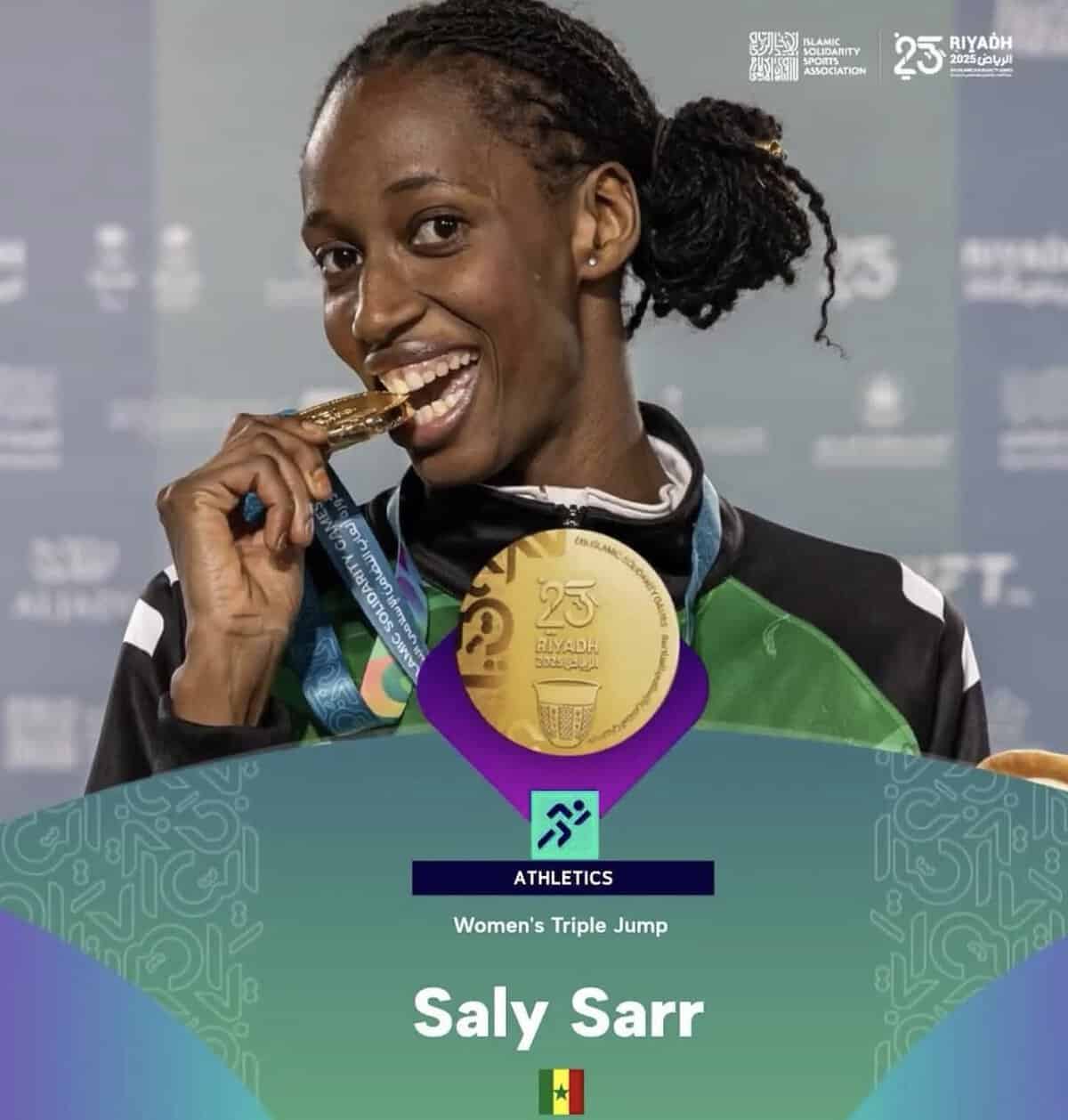 Jeux Islamiques Riyad 2025 - Saly Sarr décroche la première médaille d’or du Sénégal ! - wiwsport