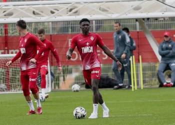AS Monaco - Lamine Camara de retour à l’entraînement ce vendredi après-midi - wiwsport
