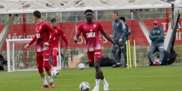 AS Monaco – Lamine Camara de retour à l’entraînement ce vendredi après-midi