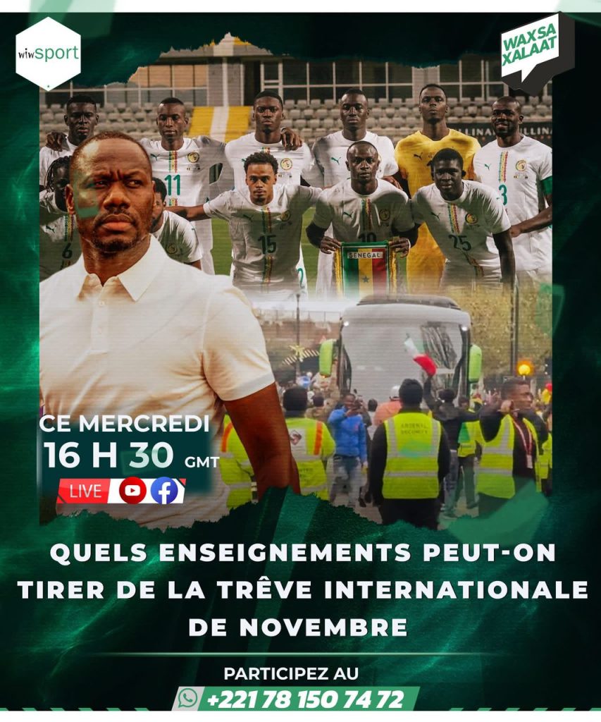 EN DIRECT- Waxsaxalaat: Quels enseignements peut-on tirer de la trêve internationale... - wiwsport EN DIRECT- Waxsaxalaat: Quels enseignements peut-on tirer de la trêve internationale... - wiwsport