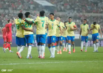 Foot : La liste du Brésil pour le match amical face au Sénégal avec les retours de Fabinho et Vitor Roque - wiwsport