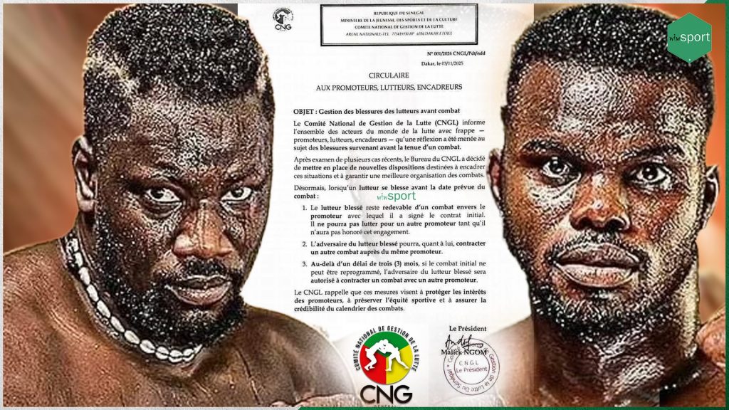 Lamb : Blessures avant les combats, le CNG siffle la fin de la récréation et prend des décisions fermes ! - wiwsport Lamb : Blessures avant les combats, le CNG siffle la fin de la récréation et prend des décisions fermes ! - wiwsport