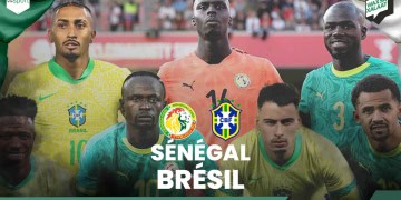 Amical Brésil/Sénégal : Regardez la première séance d’entraînement des Lions à Londres