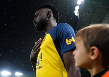 BRUSSELS, BELGIUM - OCTOBER 21: Ousseynou Niang of R. Union Saint-Gilloise walks out of the tunnel prior to the UEFA Champions League 2025/26 League Phase MD3 match between R. Union Saint-Gilloise and FC Internazionale Milano at RSC Anderlecht Stadium on October 21, 2025 in Brussels, Belgium. (Photo by Alex Bierens de Haan - UEFA/UEFA via Getty Images)