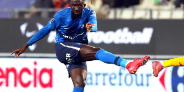 Grenoble : Samba Lélé Diba inscrit son premier but en pro contre Annecy en Coupe de France