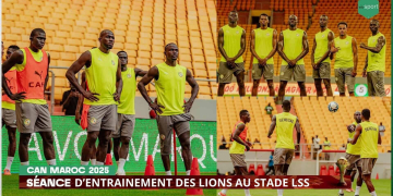 EN DIRECT : Suivez la séance d'entrainement « Taggatoo» des Lions au Stade Léopold Sédar Senghor - wiwsport