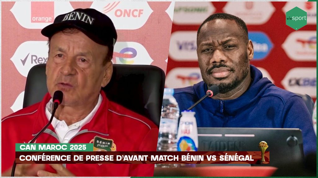 CAN 2025 : Conférence de Presse d'avant-match Bénin vs Sénégal - wiwsport CAN 2025 : Conférence de Presse d'avant-match Bénin vs Sénégal - wiwsport
