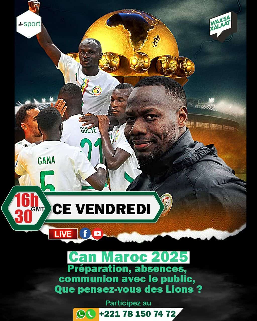 EN DIRECT – Suivez Waxsaxalaat : Préparation, absences, communion avec le public… que pensez-vous des Lions ? - wiwsport