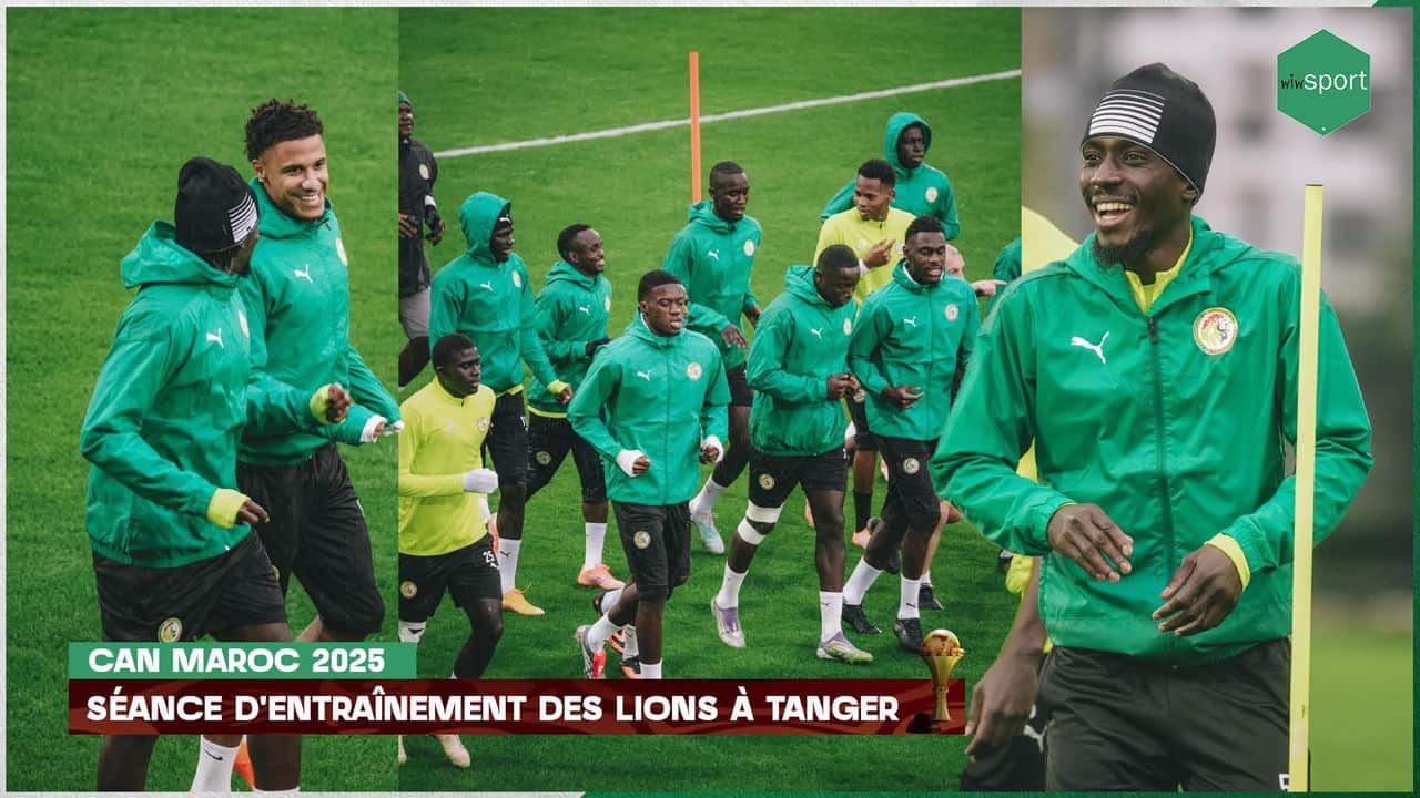 CAN 2025 : Suivez en direct sur wiwsport.com l’entraînement des Lions - wiwsport