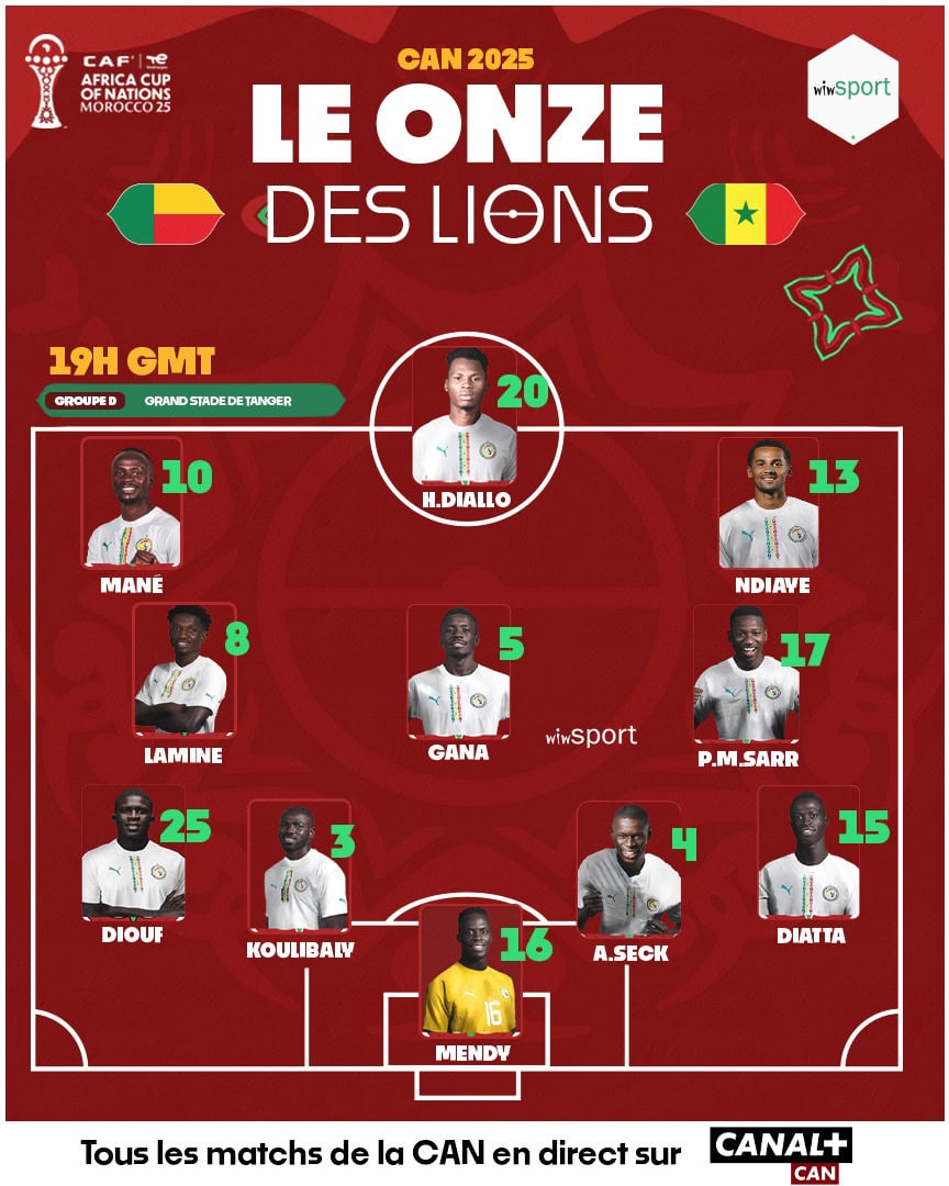 Bénin - Sénégal : Abdoulaye Seck, Pape Matar Sarr et Habib Diallo titulaires, Ibrahim Mbaye et Ismaïla Sarr sur le banc... Les choix forts de Pape Thiaw - wiwsport
