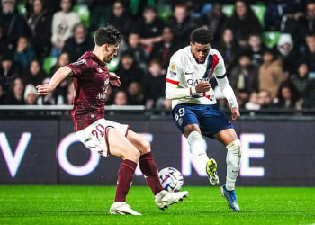 Ligue 1 - PSG : Ibrahim Mbaye fête sa convocation pour la CAN avec deux passes décisives contre Metz - wiwsport