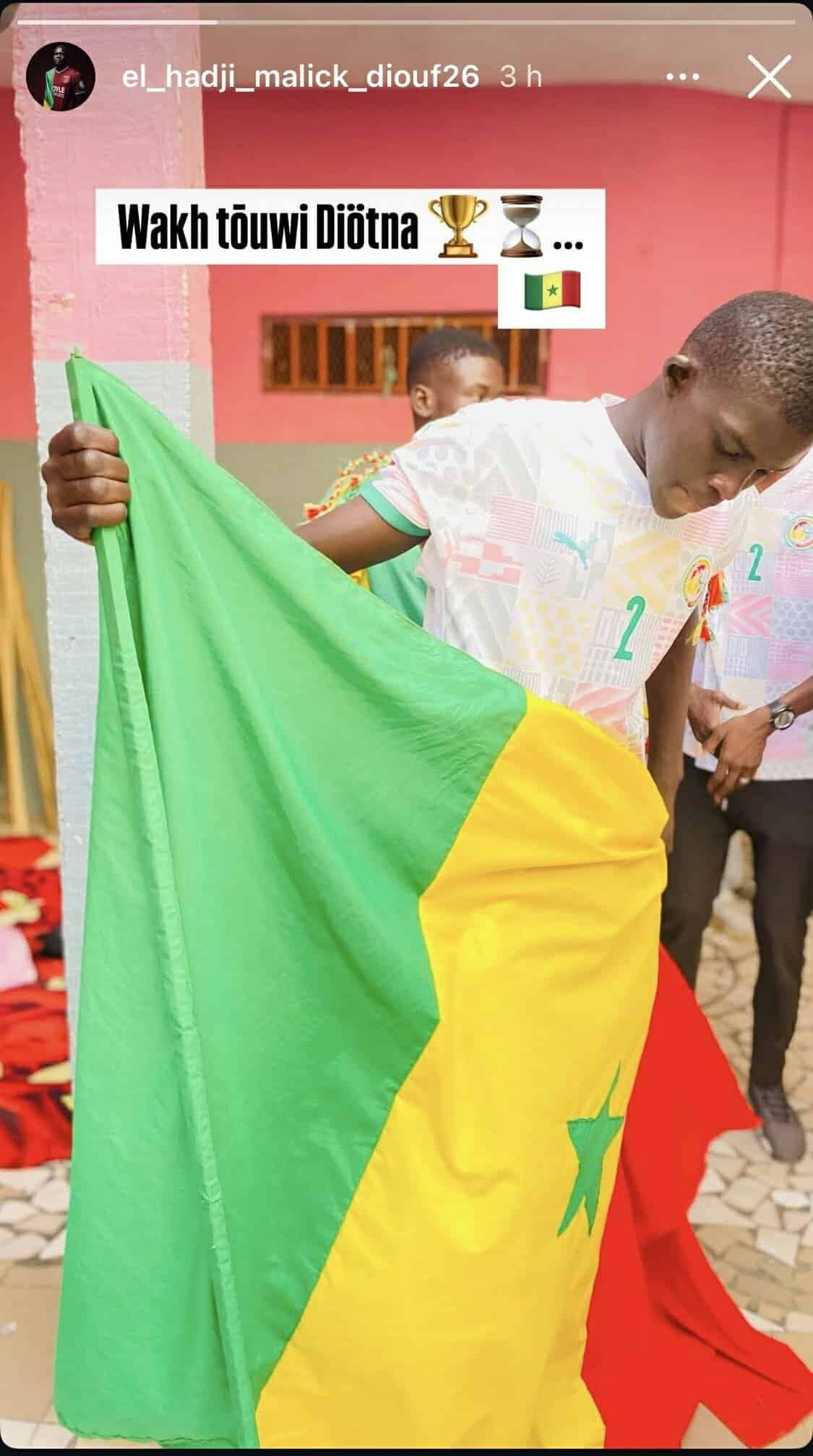 Sénégal - Maroc : La trajectoire impressionnante d'El Hadji Malick Diouf, de supporter dans les rues de la Medina lors du sacre en 2022 à la finale de la CAN 2025 - wiwsport