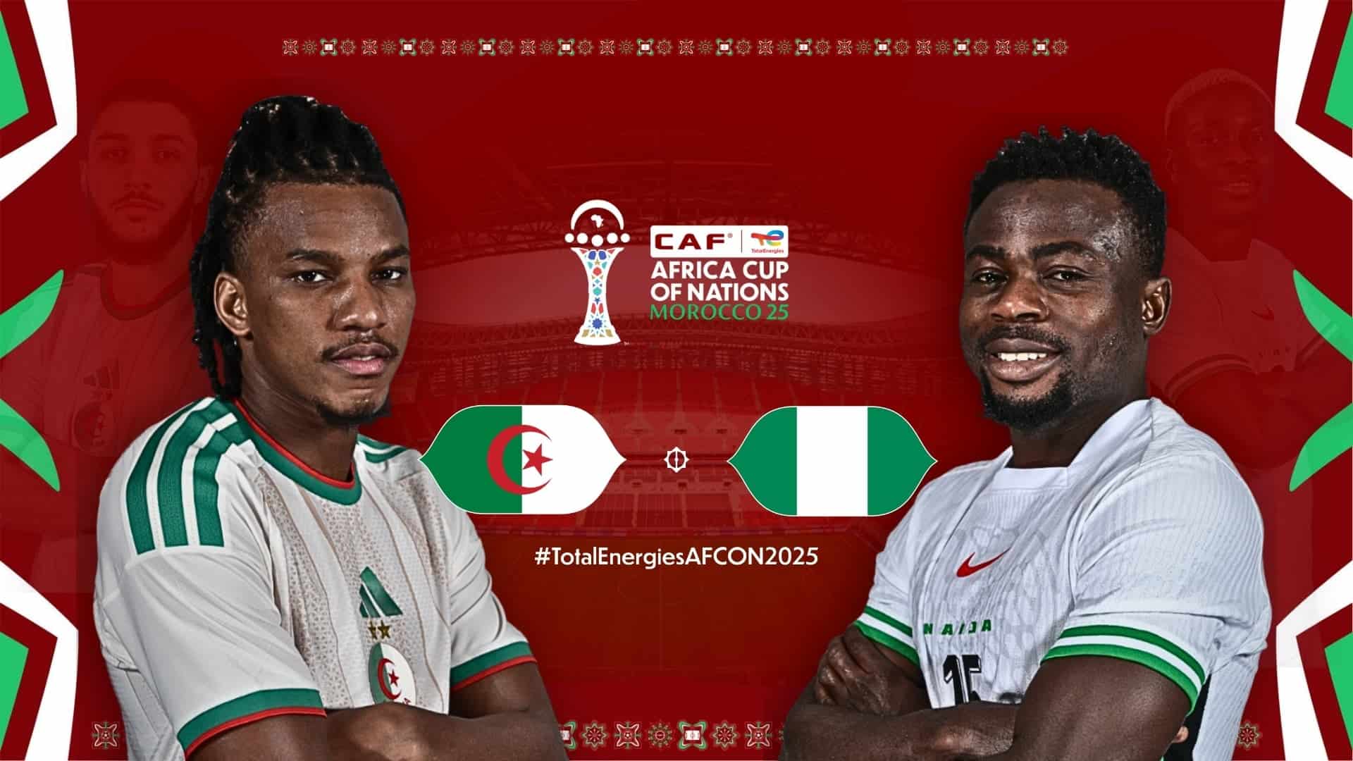CAN 2025 : Suivez en direct sur wiwsport.com le match Algérie - Nigeria - wiwsport CAN 2025 : Suivez en direct sur wiwsport.com le match Algérie - Nigeria - wiwsport