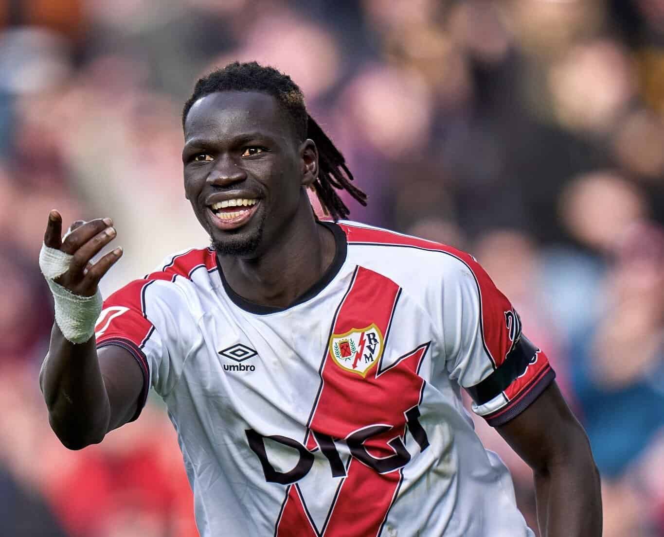LaLiga : Le but de Pathé Ciss (Rayo Vallecano) face à Osasuna en vidéo - wiwsport MADRID, SPAIN - JANUARY 24: Pathe Ciss of Rayo Vallecano celebrates his team first goal during the LaLiga EA Sports match between Rayo Vallecano de Madrid and CA Osasuna at Estadio de Vallecas on January 24, 2026 in Madrid, Spain. (Photo by Diego Souto/Getty Images)