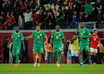 TANGIER, MOROCCO - JANUARY 14: Sadio Mane of Senegal celebrates after scoring a goal during the 35th Africa Cup of Nations (AFCON 2025) semifinal match between Egypt and Senegal at the Grand Stade de Tanger in Tangier, Morocco on January 14, 2026. (Photo by Samah Zidan/Anadolu via Getty Images)