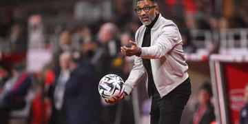 Habib BEYE new Head Coach of Marseille during the Ligue 1 McDonald's match between Brest and Marseille at Stade Francis-Le Ble on February 20, 2026 in Brest, France. (Photo by Anthony Bibard/FEP/Icon Sport via Getty Images)