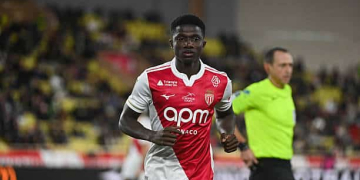 Lamine CAMARA of Monaco during the Ligue 1 McDonald's match between Monaco and Rennes at Stade Louis II on January 31, 2026 in Monaco, Monaco. (Photo by Sylvain Thomas/FEP/Icon Sport via Getty Images)