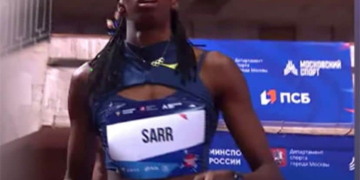 Athlétisme : Saly Sarr a égalé son record personnel au triple saut lors du Meeting de Moscou - wiwsport