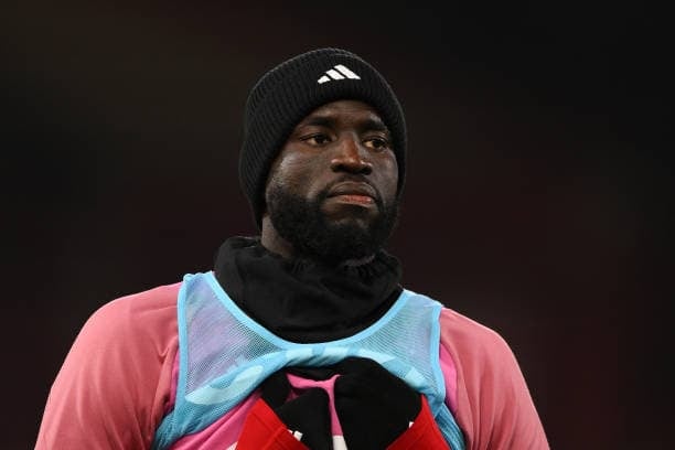 Cheikhou Kouyate of Nottingham Forest is playing during the FA Cup Fourth Round Replay match between Nottingham Forest and Bristol City at the City Ground in Nottingham, England, on February 7, 2024. (Photo by MI News/NurPhoto via Getty Images)