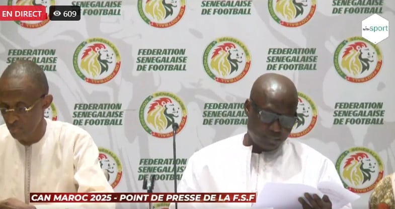 CAN Maroc 2025 : Suivez en direct le point presse de la Fédération Sénégalaise de Football