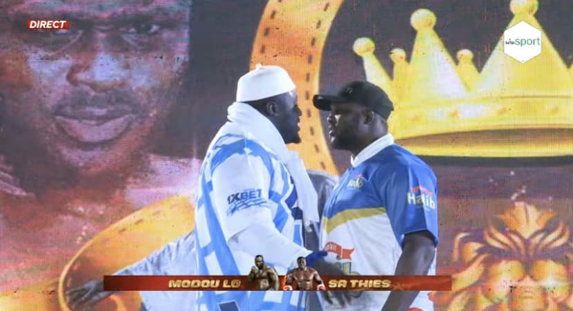 Sa Thiès accule le Roi des Arènes : « Je le dis et je le répètes, le 5 avril je vais battre Modou Lô (…) Il n’a ni la force physique ni les qualités techniques pour m’inquiéter » - wiwsport Screenshot
