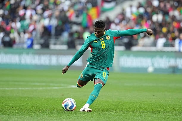 Équipe Nationale - Les coups de pied arrêtés ? Ce secteur du jeu qui attend la touche Pape Thiaw - wiwsport Lamine Camara of Senegal during friendly match between Senegal and Peru at Stade de France on March 28, 2026 in Paris, France. (Photo by Dave Winter/Icon Sport via Getty Images)