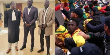 Amadou Chérif Diouf, Secrétaire d’État aux Sénégalais de l’Extérieur, à Rabat pour le procès en appel des 18 supporters sénégalais - wiwsport