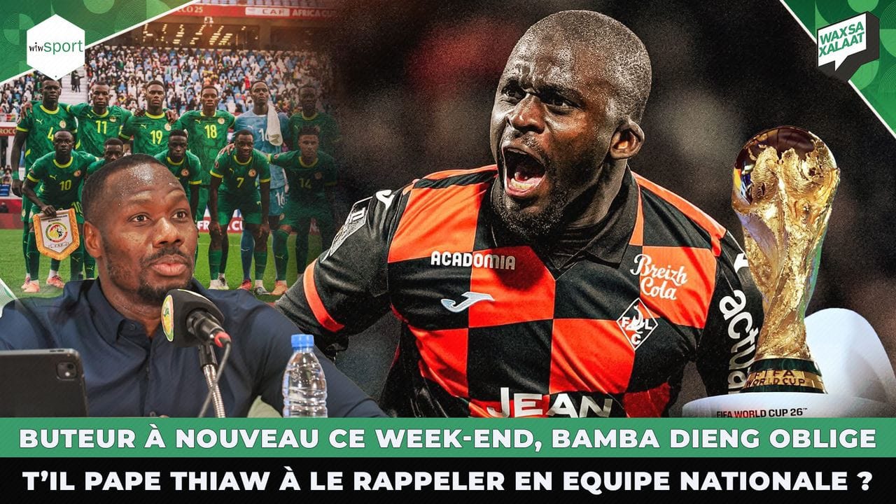 Buteur à nouveau ce week-end, Bamba Dieng oblige t’il Pape Thiaw à le rappeler en Equipe Nationale ? - wiwsport