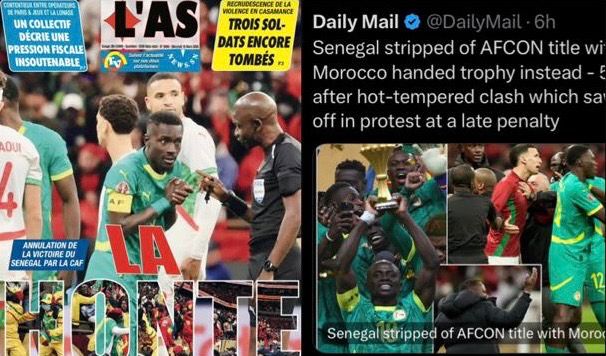 « Scandaleux ! » : la décision de la CAF sur la finale de la CAN secoue la presse nationale et internationale - wiwsport « Scandaleux ! » : la décision de la CAF sur la finale de la CAN secoue la presse nationale et internationale - wiwsport