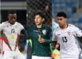 Mondial 2026 : Qui de la Bolivie, du Suriname ou de l'Irak pour rejoindre le groupe du Sénégal ? Tout savoir sur le tournoi de Monterrey - wiwsport De gauche à droite : Shaquille Pinas (Suriname), Miguel Terceros (Bolivie) et Abbas Fadhil (Irak)