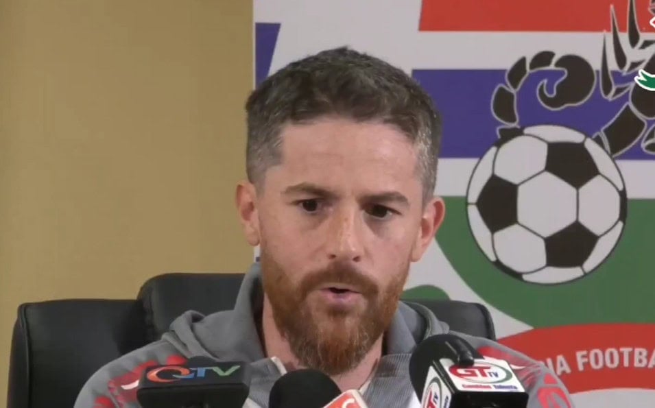Johnathan McKinstry (entraineur Gambie) : "Face au Sénégal, il faut être au meilleur de sa forme, en défense comme en attaque" - wiwsport Johnathan McKinstry (entraineur Gambie) : "Face au Sénégal, il faut être au meilleur de sa forme, en défense comme en attaque" - wiwsport