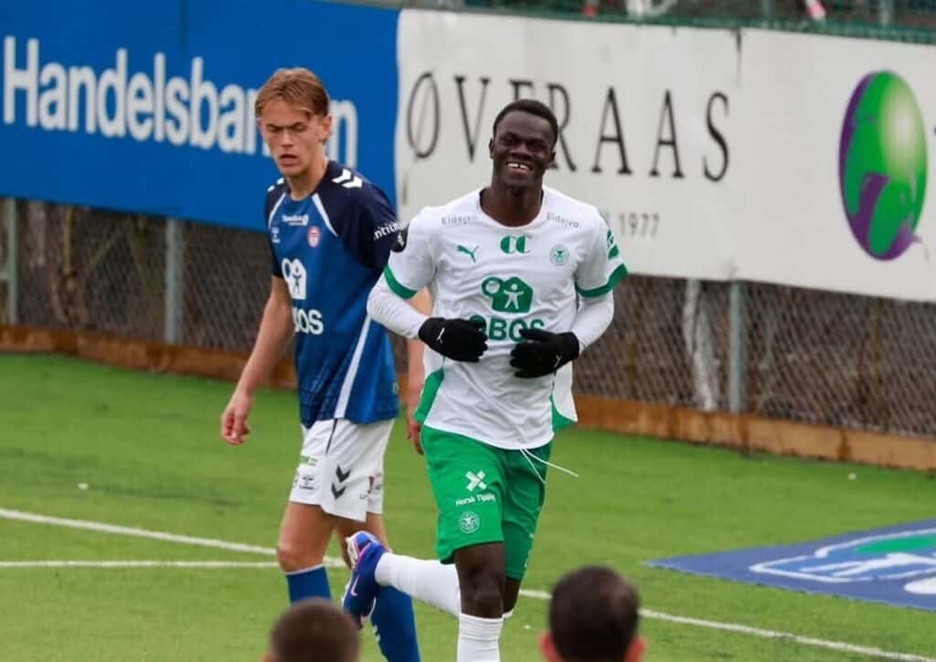 Eliteserien : Mame Alassane Niang confirme ses très bons débuts avec HamKam avec un doublé contre le KFUM Oslo - wiwsport Eliteserien : Mame Alassane Niang confirme ses très bons débuts avec HamKam avec un doublé contre le KFUM Oslo - wiwsport