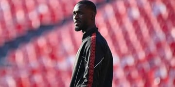 Abdallah SIMA of Lens during the Ligue 1 McDonald's match between Brest and Lens at Stade Francis Le Ble on April 24, 2026 in Brest, France. (Photo by Emilian Baldow/Icon Sport via Getty Images)