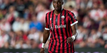 MADRID, SPAIN - OCTOBER 02: Fabrice Tambaof KF Shkendija looks on during the UEFA Conference League 2025/26 League Phase MD1 match between Rayo Vallecano de Madrid and KF Shkendija at Estadio Vallecas on October 02, 2025 in Madrid, Spain. (Photo by Diego Souto/Getty Images)