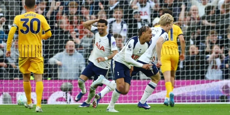 Premier League : Tottenham laisse filer la victoire contre Brighton - wiwsport