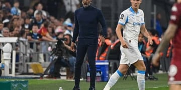 Habib BEYE new Head Coach of Marseille during the Ligue 1 McDonald's match between Marseille and Metz at Stade Velodrome on April 10, 2026 in Marseille, France. (Photo by Sylvain Thomas/FEP/Icon Sport via Getty Images)