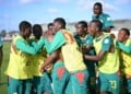 Célébration du but d’Ibrahima Dionne face au Ghana. 📸 FSF