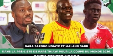 #Waxsaxalaat - Bara Sapoko Ndiaye et Malang Sarr dans la pré-liste de Pape Thiaw pour la CDM 2026 - wiwsport